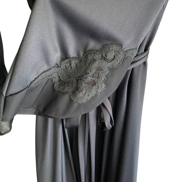 Vintage Vanity Fair Nightgown Robe Set Womens 34 Nylon Lace Trim Lingerie 70s - Picture 4 of 7